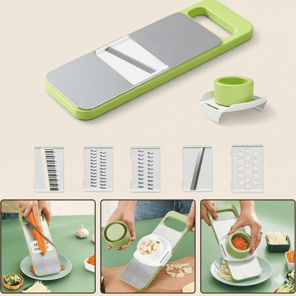 5-in-1 Multi-Function Vegetable Slicer & Cutter
