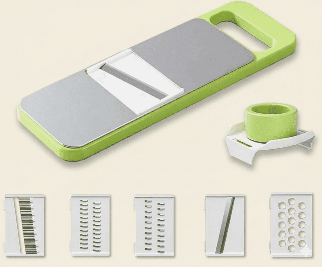 5-in-1 Multi-Function Vegetable Cutter & Slicer