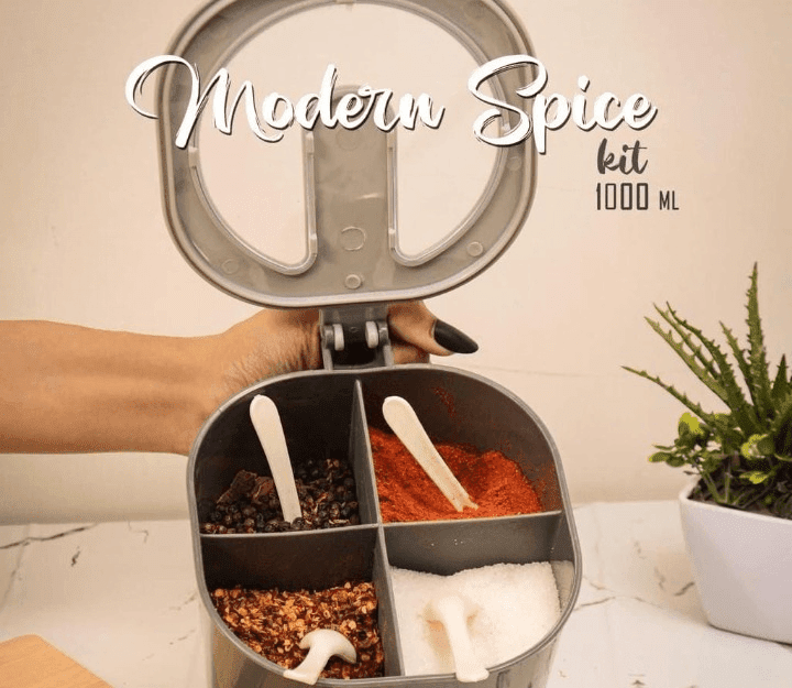 4-in-1 Partition Kitchen Seasoning Box