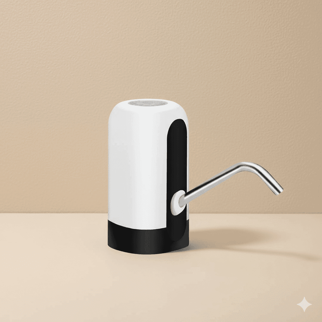 Water Bottle Dispenser Pump (Manual or Electric) | USB Rechargeable & Hand Press Options