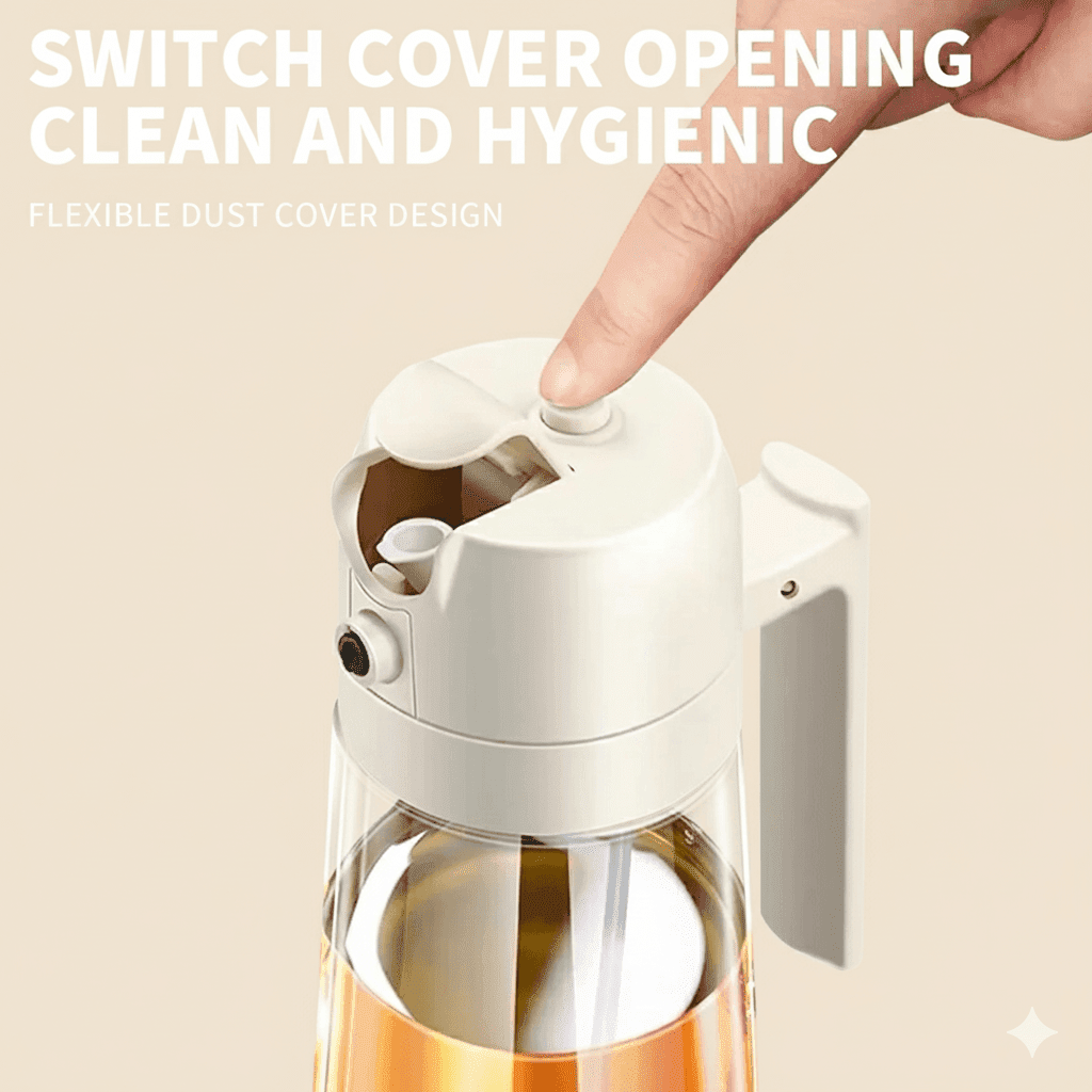 470ml glass oil jug for healthy cooking