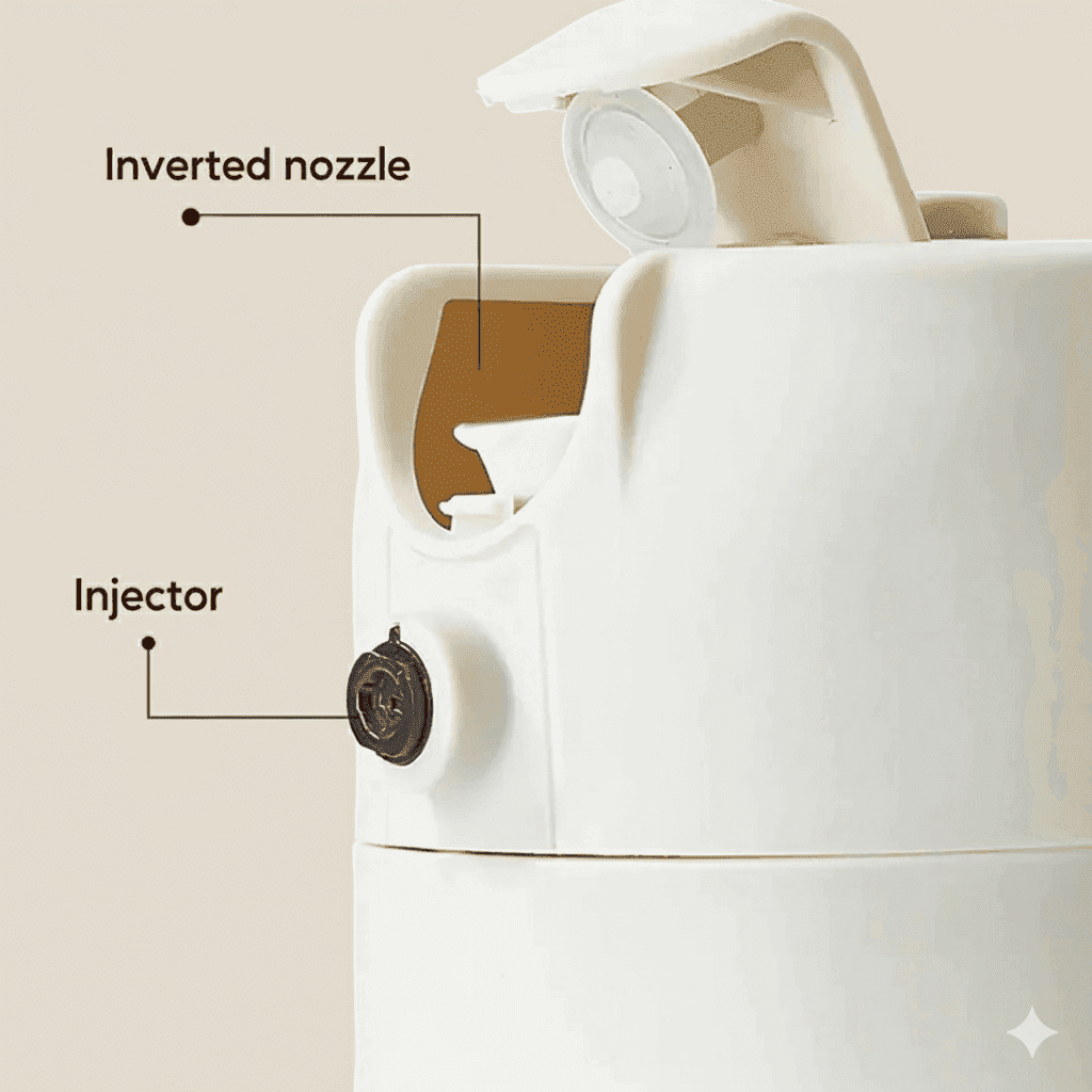 Oil dispenser and sprayer dual function